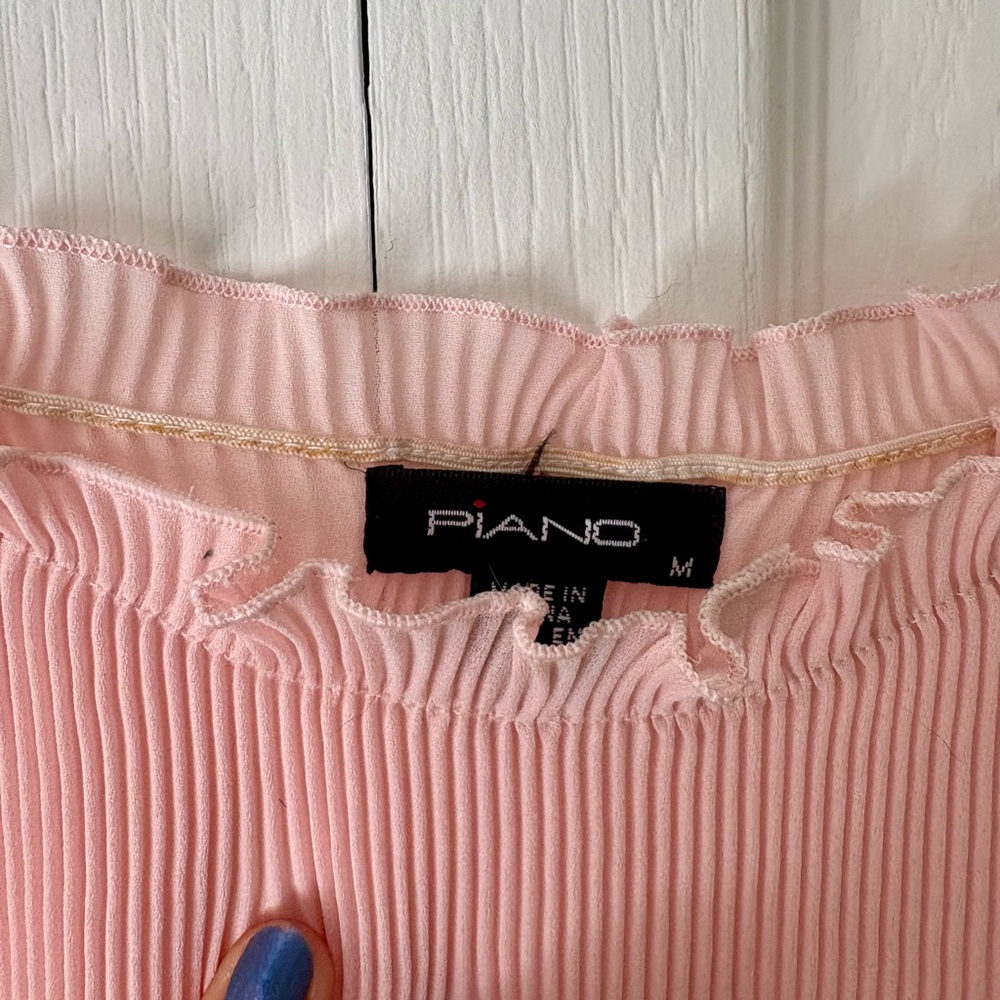 Pink Ruffled Top - Picture 3 of 3